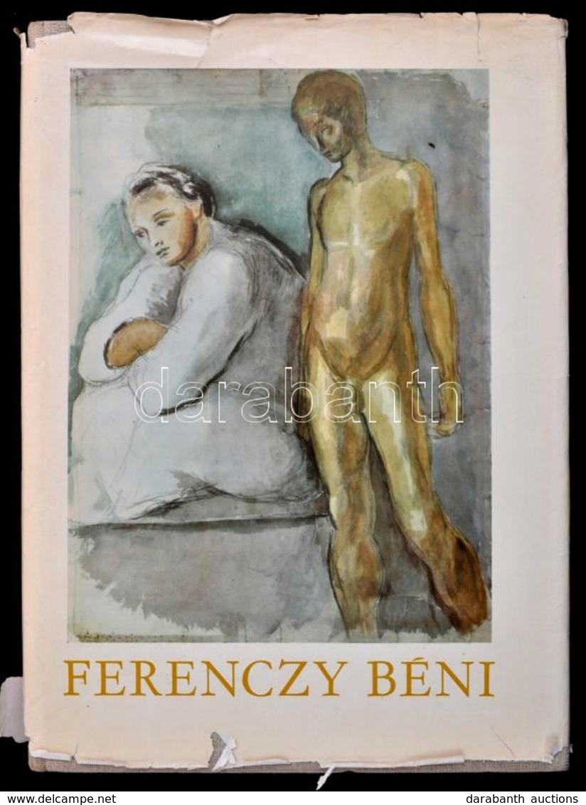 Ferenczy Béni: Írás és Kép. Bp., 1961, Magvető Könyvkiadó. Kiadói Egészvászon Kötés, Sérült Papír Védőborítóval, Sok Kép - Sin Clasificación