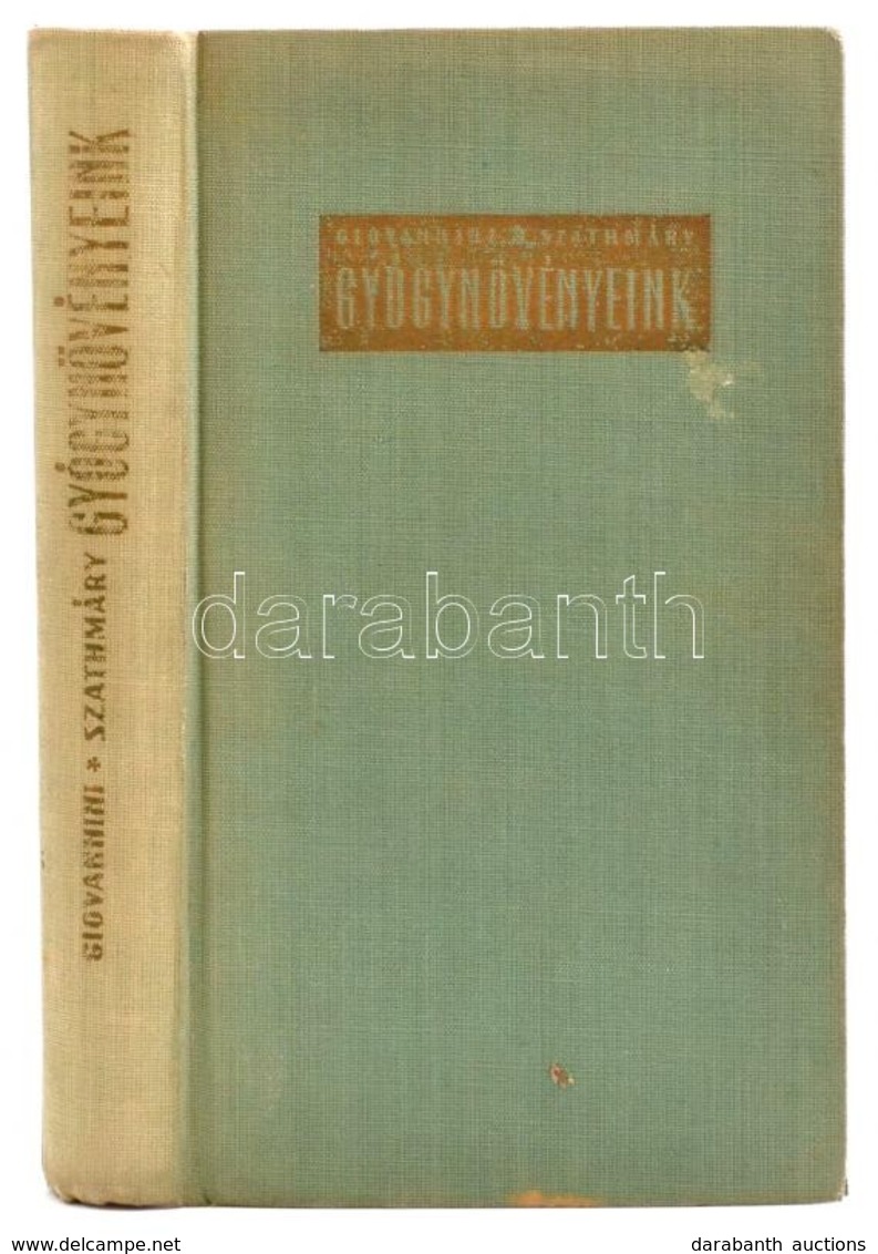 Giovanni Rudolf-Szathmáry Géza: Gyógynövények. Bp.,1961, Mezőgazdasági. Második, Javított Kiadás. Kiadói Kissé Fakó Egés - Zonder Classificatie