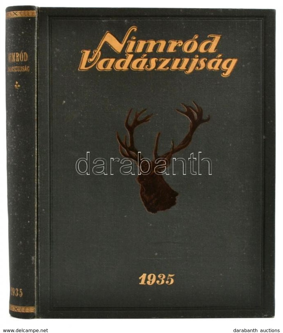 1935 Nimród Vadászújság. A Nemzeti Vadászati Védegylet Hivatalos Lapja. XXIII. évf. 1-36 Sz. 1935-ös Teljes évfolyam. Sz - Sin Clasificación