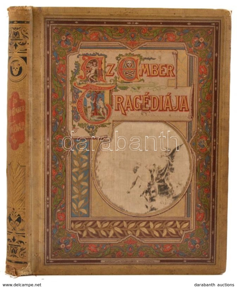 Madách Imre: Az Ember Tragédiája. Zichy Mihály Húsz Képével Rézfénymetszetben. Bp.,1895., Athenaeum. 4 + 231 P. + 20 T.  - Non Classés