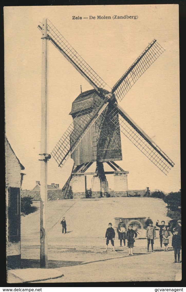 ZELE   DE MOLEN  ZANDBERG  MOULIN - Zele