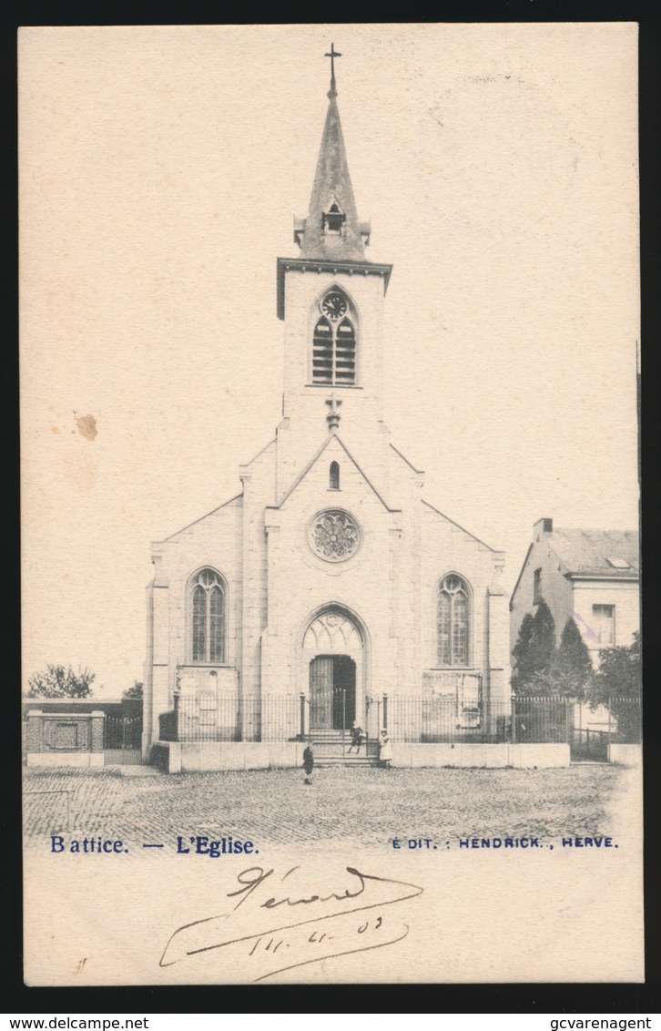 BATTICE  L'EGLISE - Herve