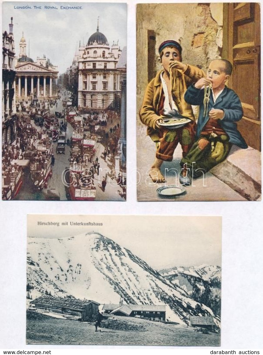 ** * 50 Db RÉGI Külföldi Városképes Lap Jó Minőségben / 50 Pre-1945 European Town-view Postcards In Good Condition - Ohne Zuordnung