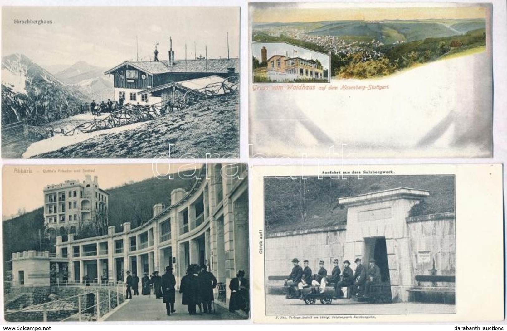 ** * 50 Db RÉGI Külföldi Városképes Lap Jó Minőségben / 50 Pre-1945 European Town-view Postcards In Good Condition - Zonder Classificatie