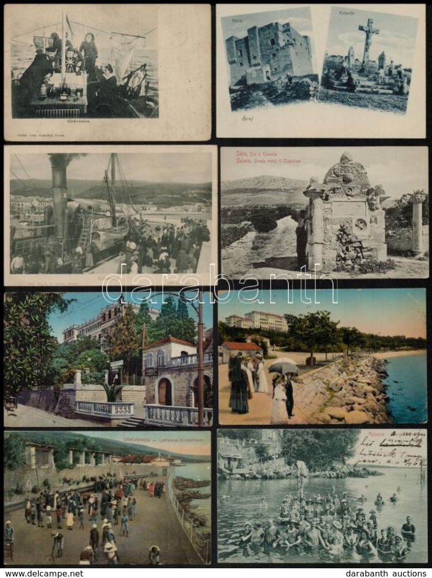 ** * 18 Db RÉGI Horvát Képeslap / 18 Pre-1945 Croatian Postcards - Unclassified