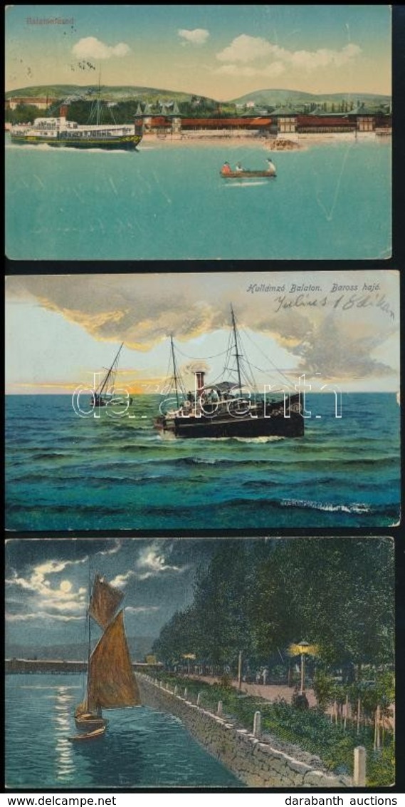 ** * Balaton - 10 Db Régi Képeslap / 10 Pre-1945 Postcards - Zonder Classificatie