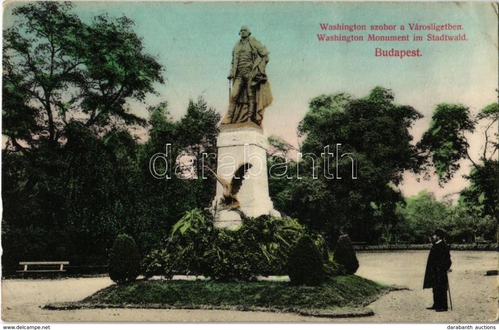 ** T2/T3 Budapest XIV. Városliget, George Washington Szobor (EK) - Unclassified