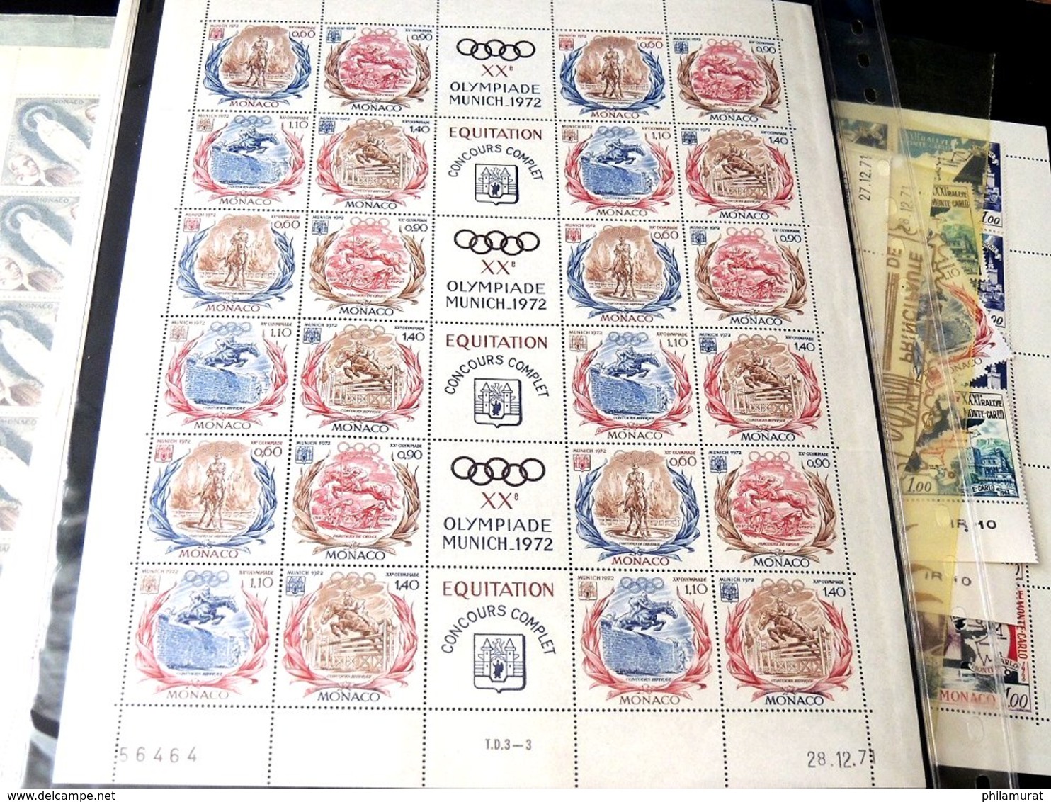 Monaco 1900/1980 - neufs ** sans charnière important lot timbres FORTE COTE