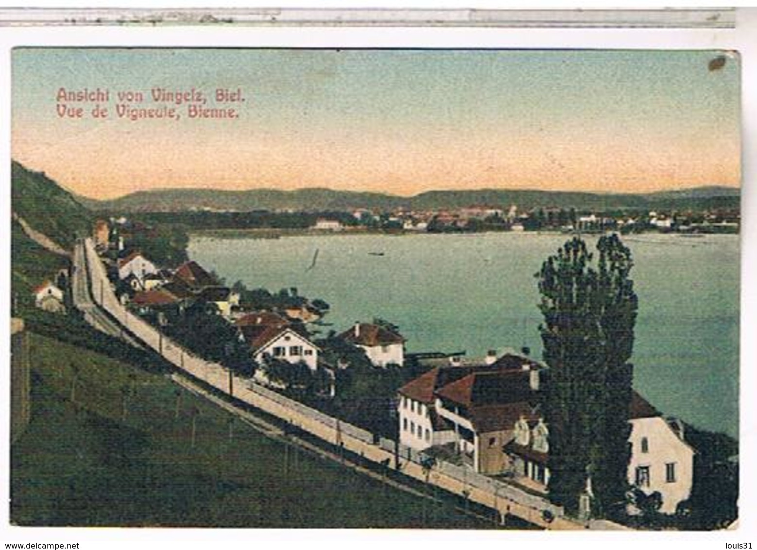 SUISSE   Ansichi Von Vingelz Biel Vue De Vigneule  Bienne  Su322 - Andere & Zonder Classificatie