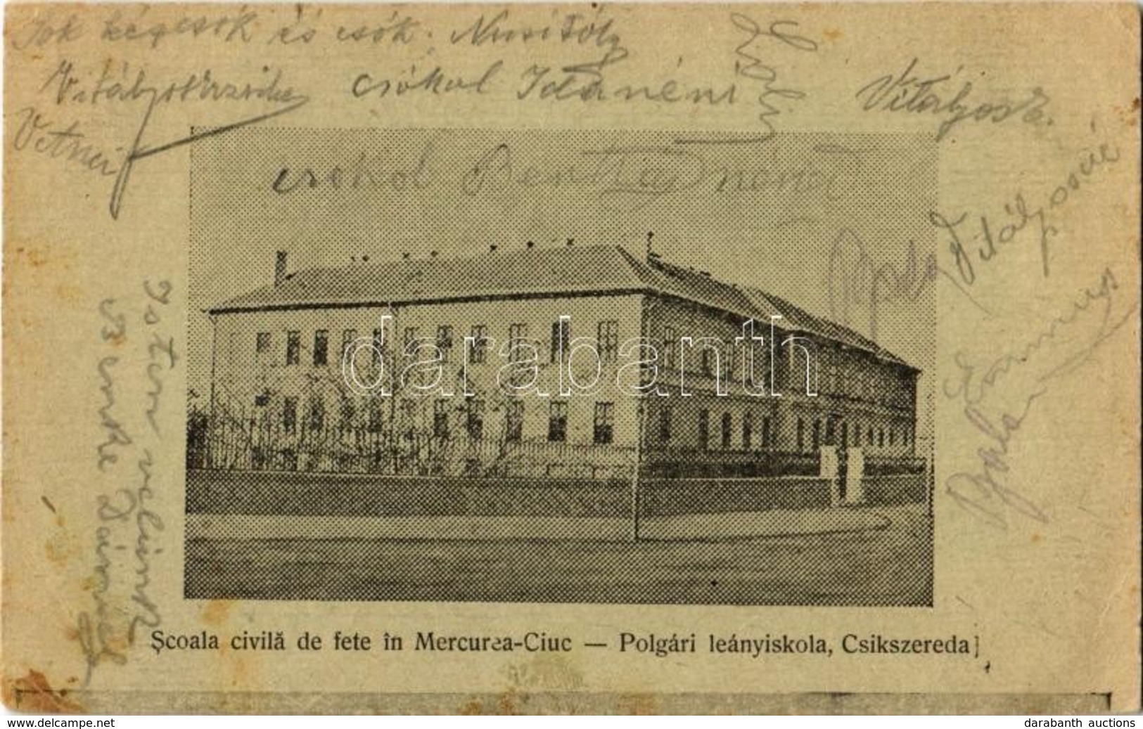 T2/T3 Csíkszereda, Miercurea Ciuc; Polgári Leányiskola / Scoala Civila De Fete / Girl School  (EK) - Sin Clasificación