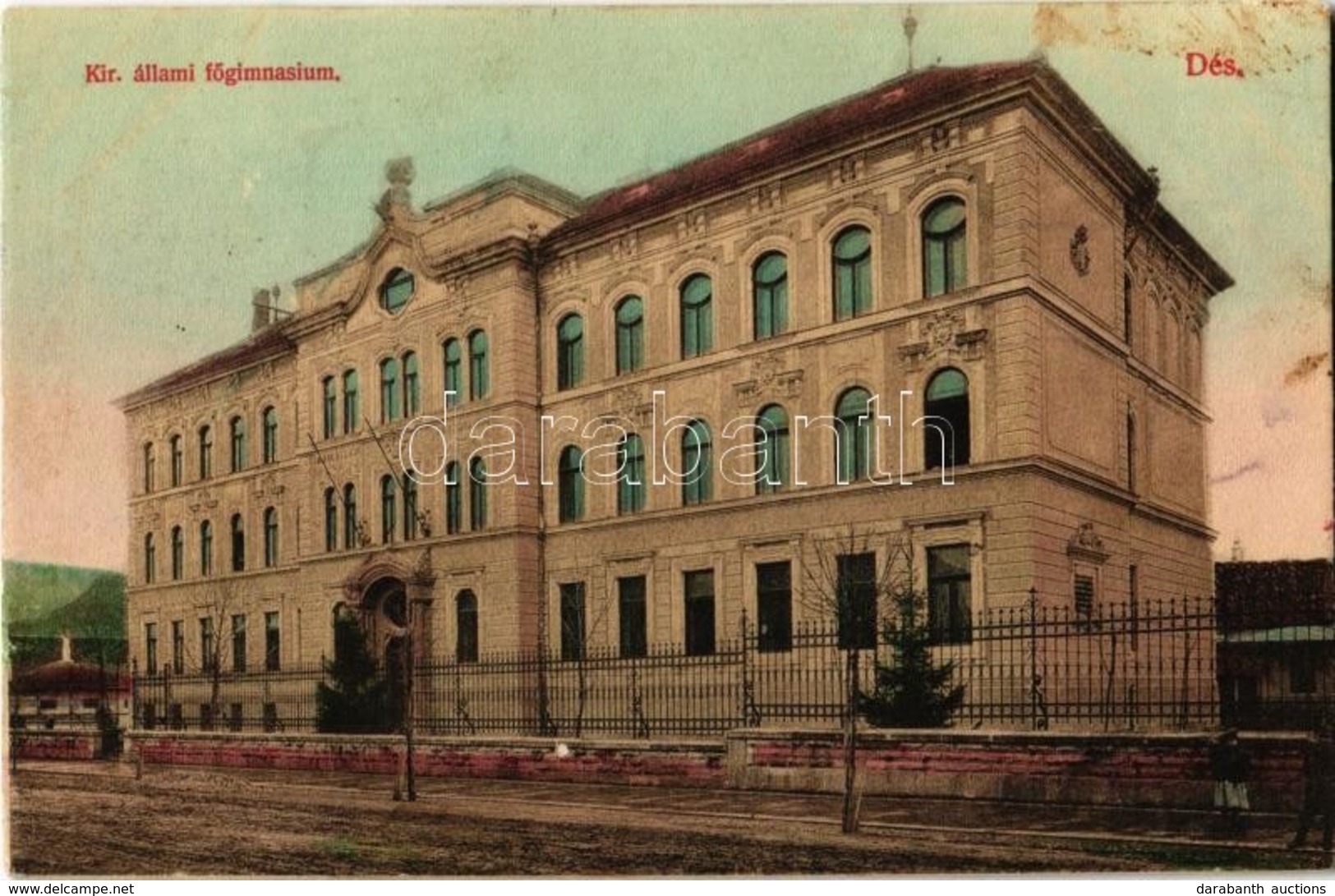 * T2/T3 1908 Dés, Dej; M. Kir. állami Főgimnázium / High School (fl) - Sin Clasificación