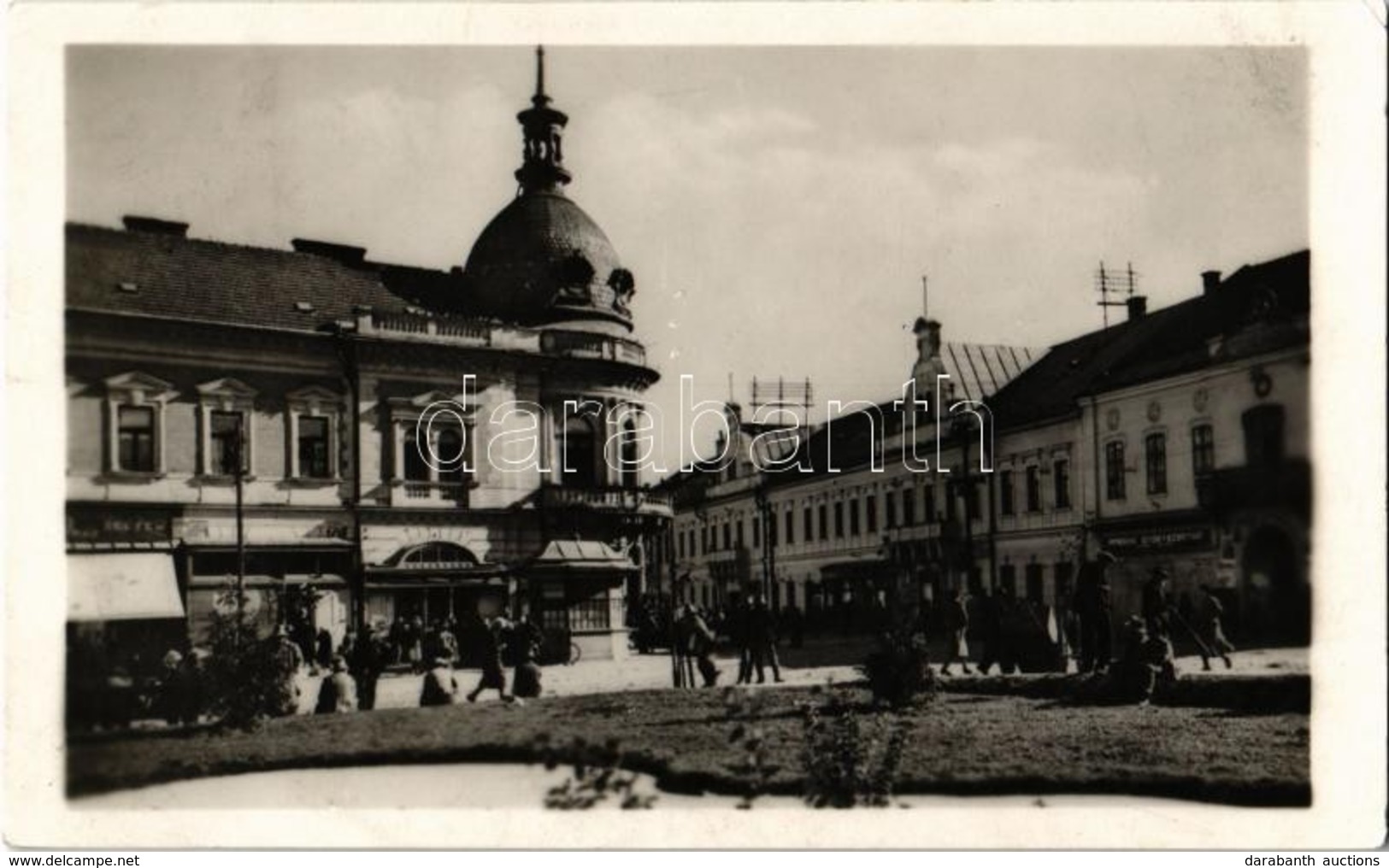 T2/T3 1942 Dés, Dej; Megyeháza, üzletek, 'Minerva' Gyógyszertár / County Hall, Shops, Pharmacy (EK) - Sin Clasificación