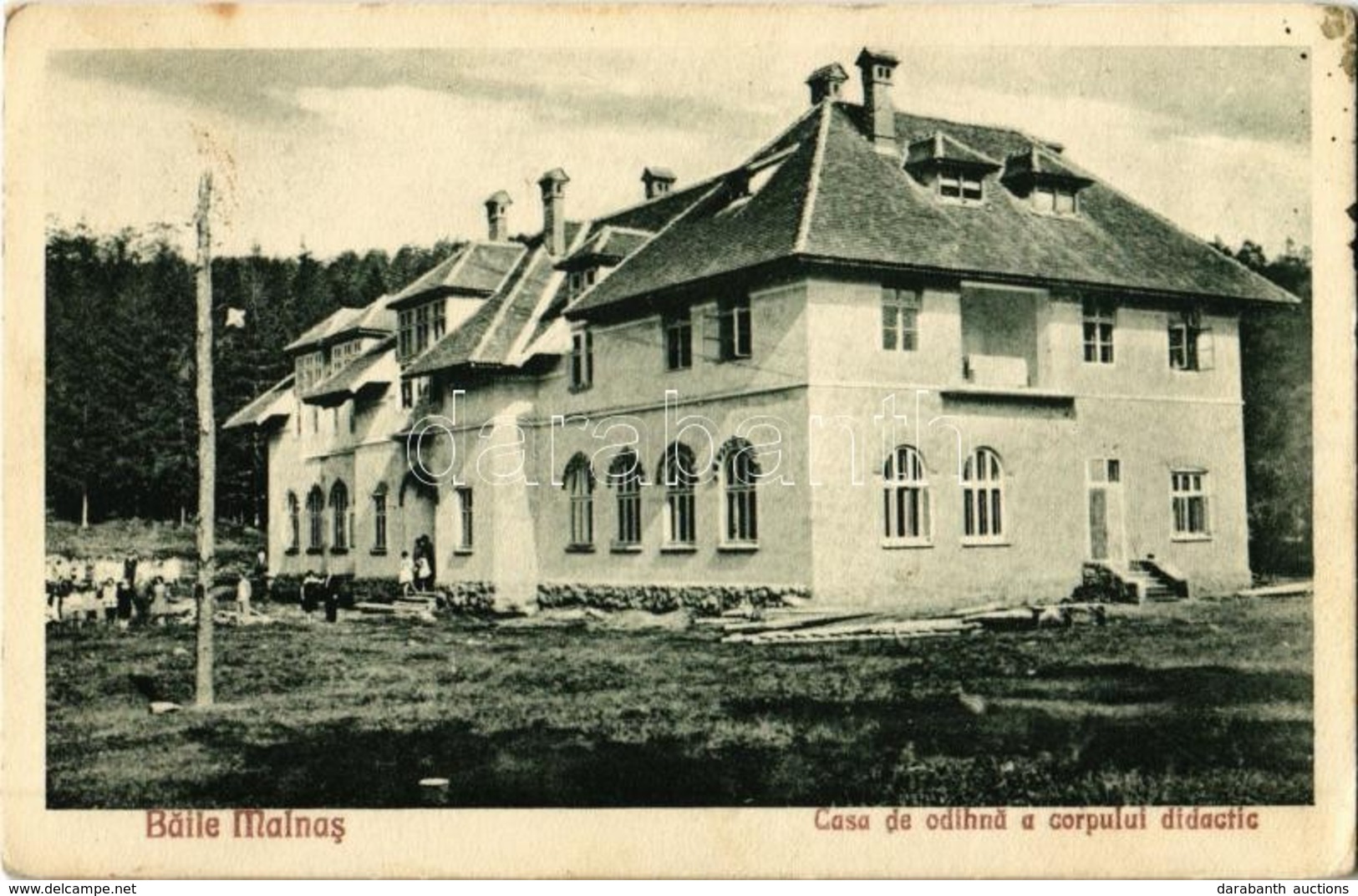 T2/T3 1930 Málnásfürdő, Malnas Bai;  Casa De Odihna A Corpului Didactic / A Nevelőtestület üdülőháza. Kiadja F. Formescu - Ohne Zuordnung