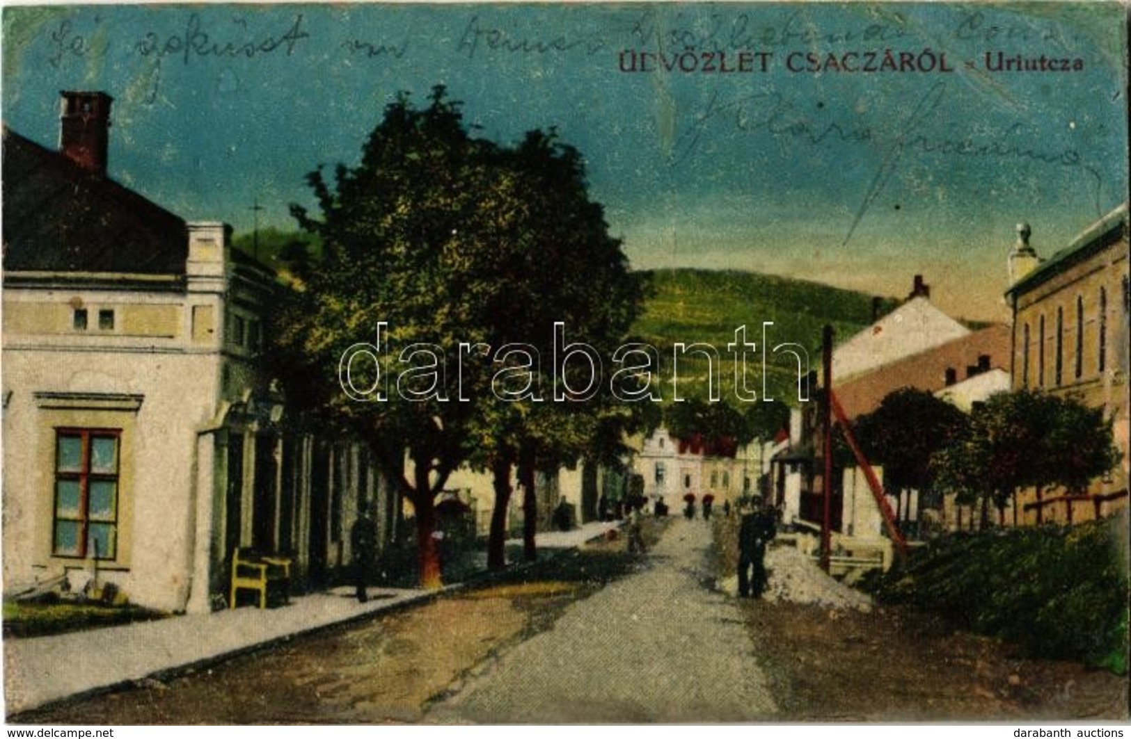 T4 1917 Csaca, Cadca, Caca; Úri Utca / Street View (r) - Zonder Classificatie
