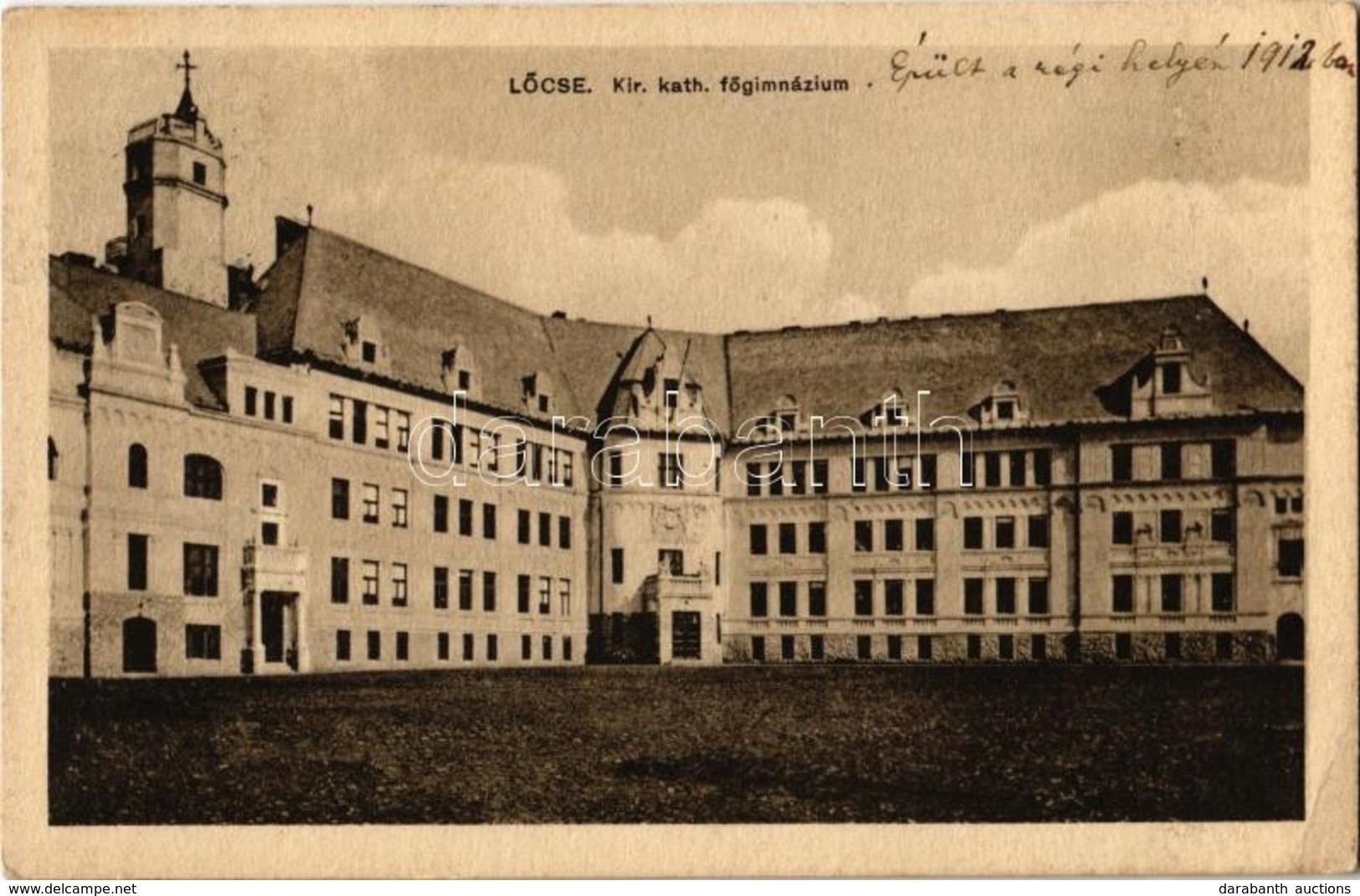 T2/T3 1918 Lőcse, Levoca; Kir. Katolikus Főgimnázium / Grammar School (EK) - Non Classés