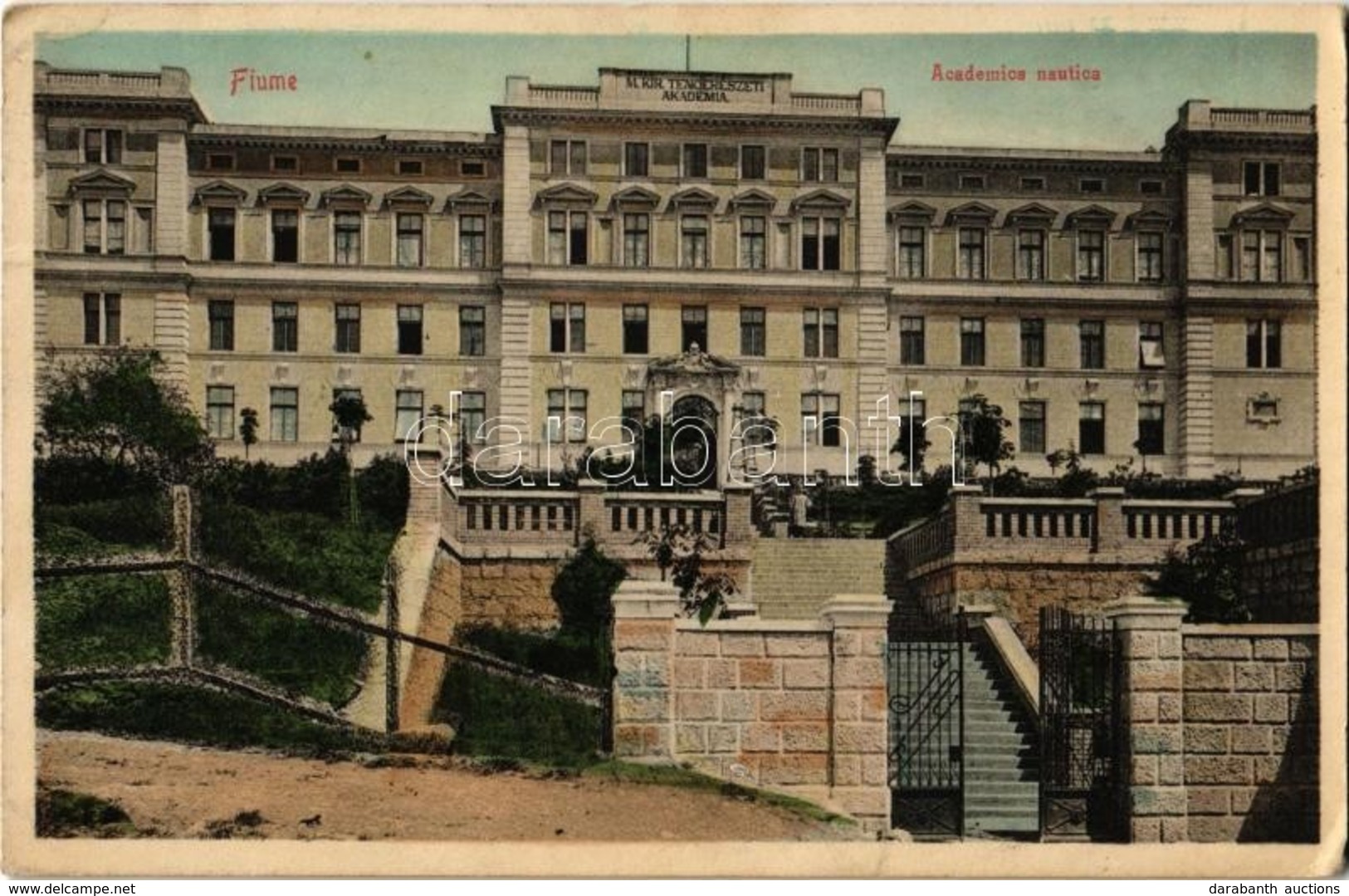 T2/T3 Fiume, Rijeka; M. Kir. Tengerészeti Akadémia / Academica Nautica / K.u.K. Kriegsmarine Akademie / Austro-Hungarian - Zonder Classificatie