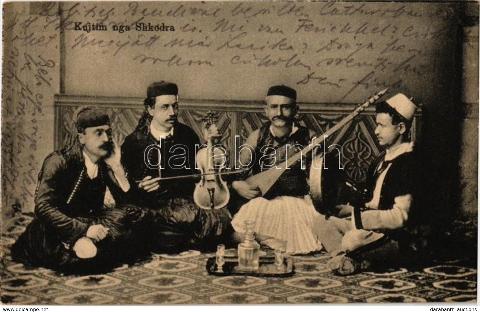 T2/T3 Shkoder, Shkodra, Skutari; Folk Musicians (EB) - Non Classés