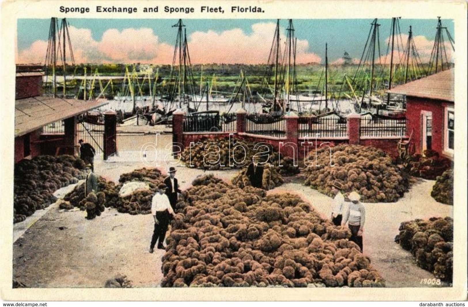 * T2 Tarpon Springs, Florida, Sponge Exchange And Sponge Fleet - Zonder Classificatie