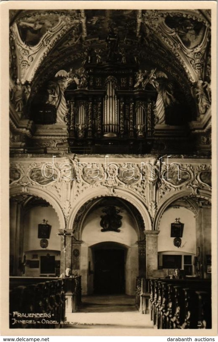 ** T1/T2 Frauenberg, Wallfahrtskirche, Inneres Mit Orgel / Pilgrimage Church, Interior, Organ - Zonder Classificatie