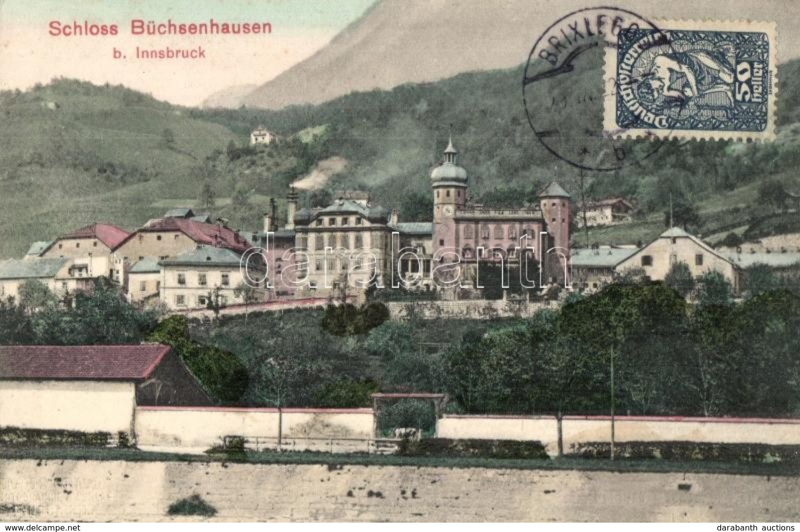 T2 Innsbruck, Schloss Büchsenhausen, Verlag Von M. Sprenger / Castle, TCV Card - Zonder Classificatie