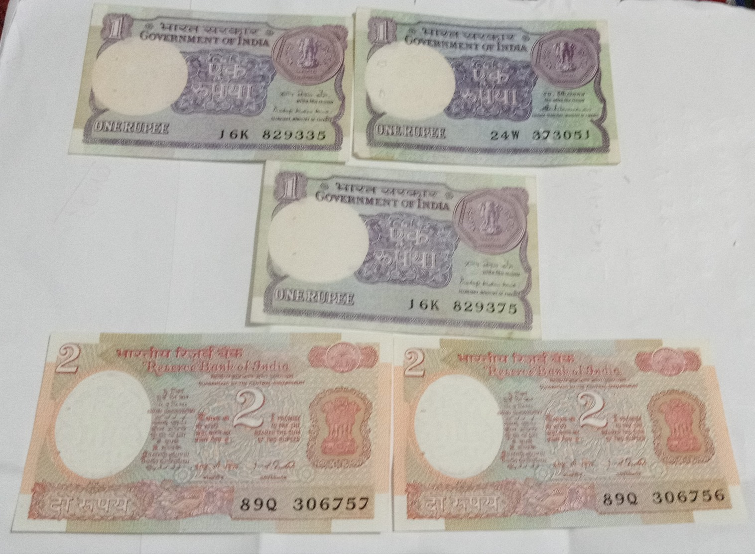 Circulated..India Inde Notes - Indien
