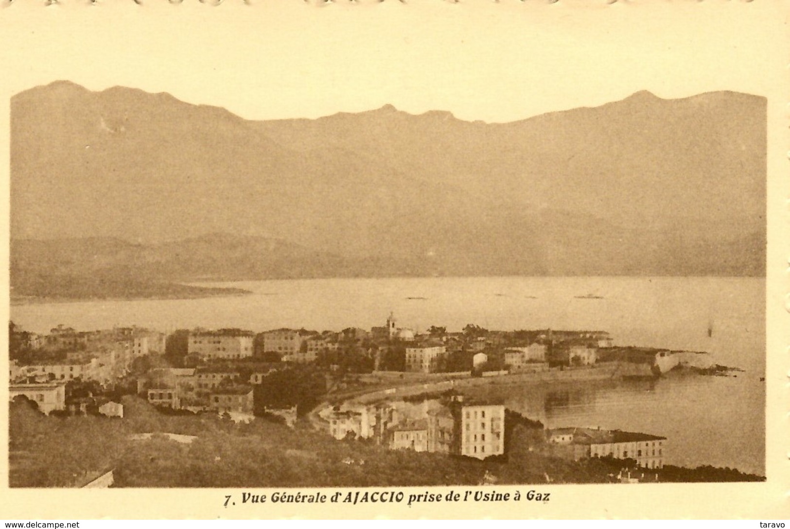 CORSE - Vue D'AJACCIO Prise De L'Usine à Gaz - Ed. Vve Martin-Paoli - Ajaccio