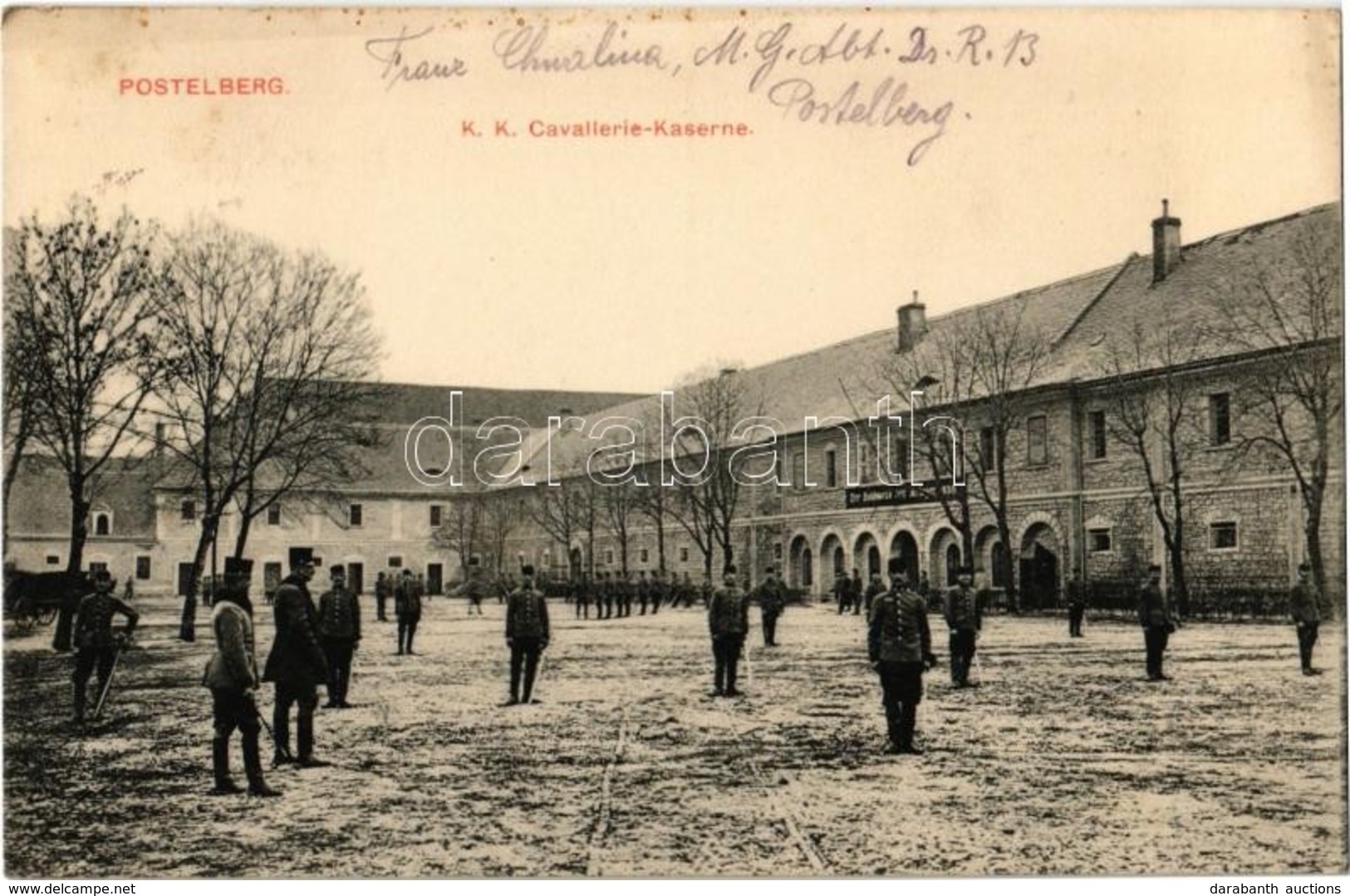 T2 Postoloprty, Postelberg; K.u.k. Cavallerie Kaserne / Austro-Hungarian Military Barracks - Unclassified