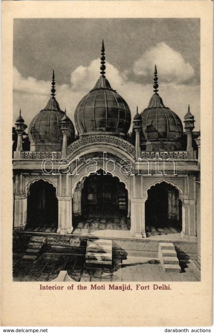 ** T1/T2 Delhi, Red Fort, Interior Of The Moti Masjid - Zonder Classificatie