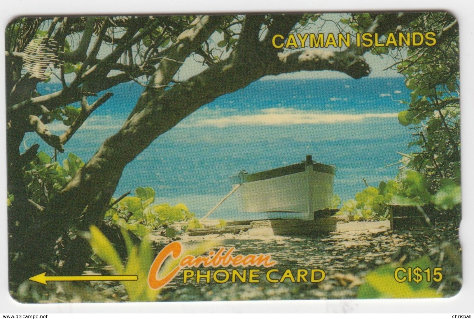 Cayman Islands GPT Phonecard (Fine Used) Code 6CCIB - Cayman Islands