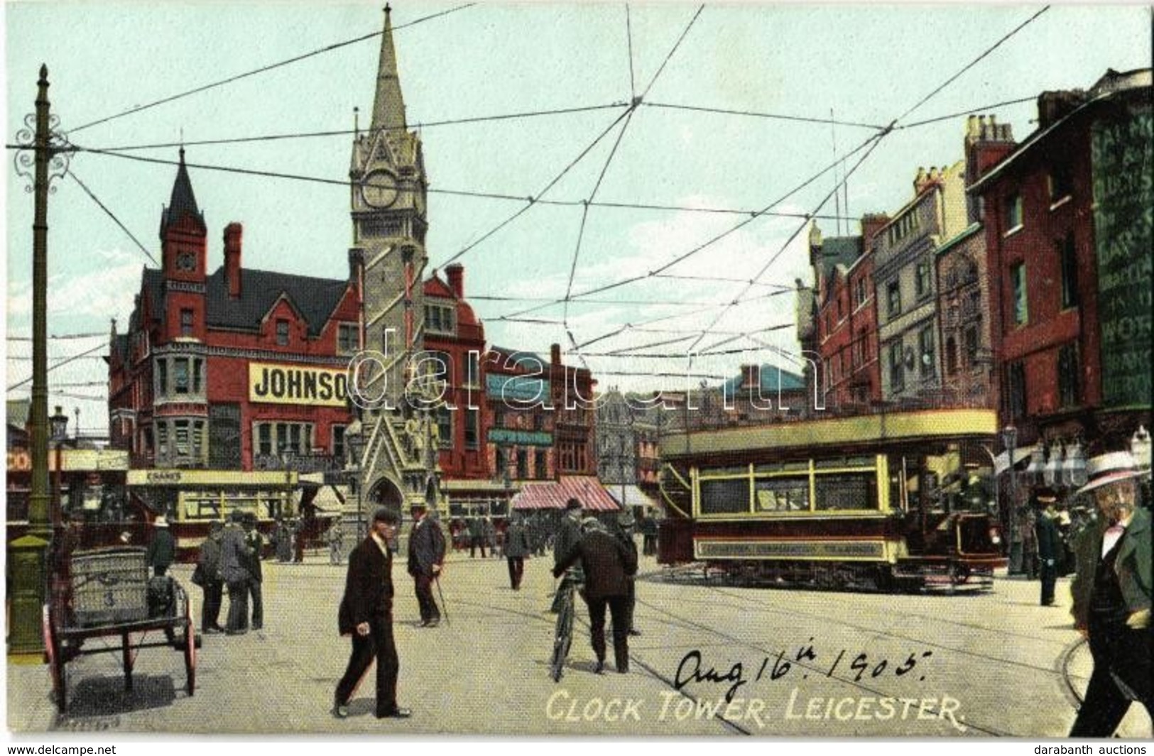 ** T1 1905 Leicester, Clock Tower, Tram - Non Classificati