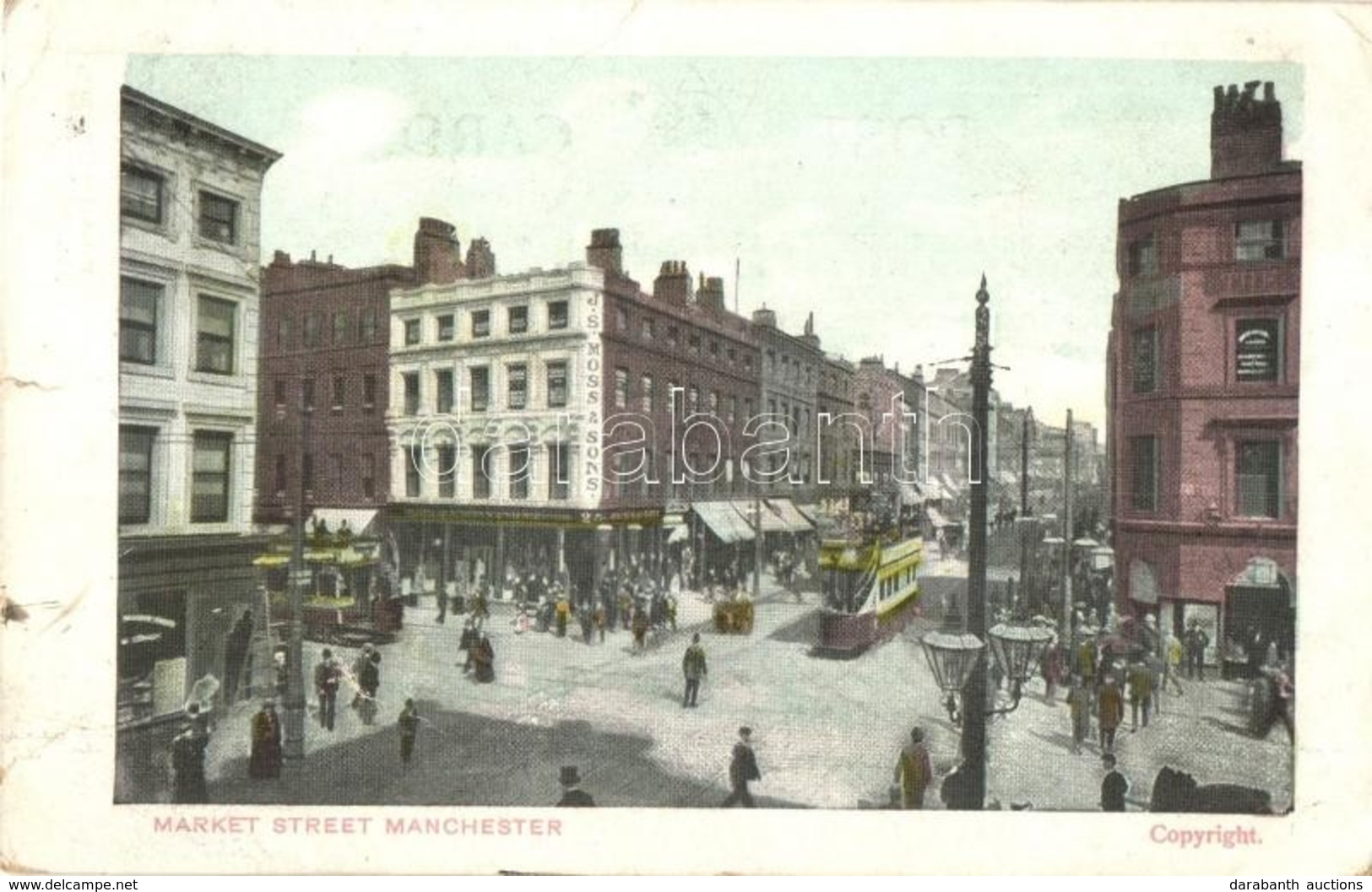 T3 Manchester, Market Street, Tram, Shops (kis Szakadás / Small Tear) - Ohne Zuordnung