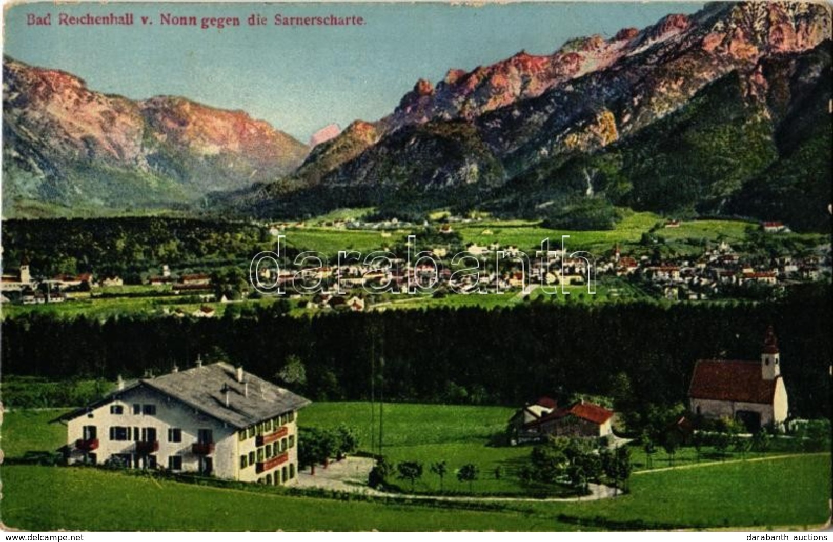 ** T2/T3 Bad Reichenhall, Sarnerscharte / General View, Mountains (worn Edges) - Unclassified