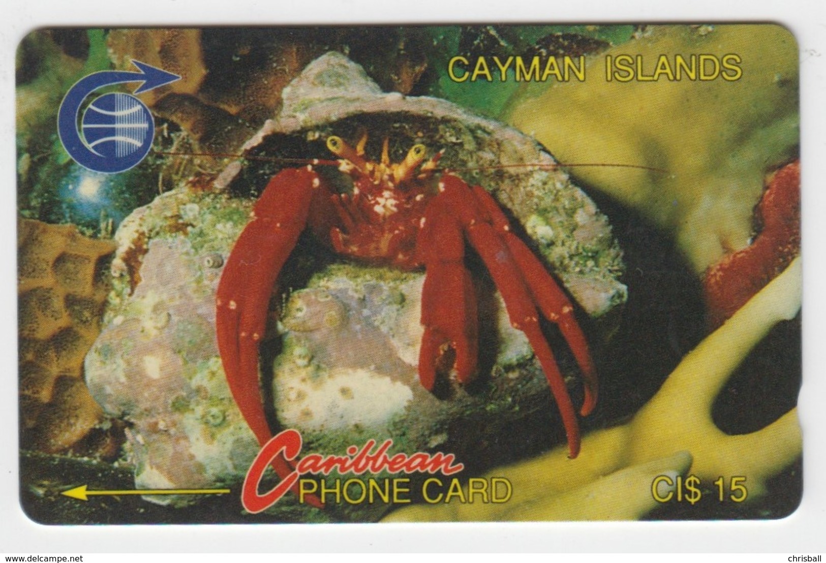 Cayman Islands GPT Phonecard (Fine Used) Code 3CCIB - Kaimaninseln (Cayman I.)