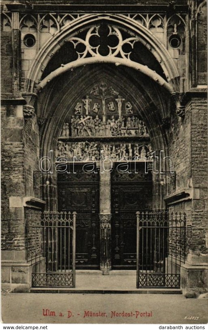 ** T2 Ulm, Münster, Nordost-Portal / Church, Portal - Zonder Classificatie