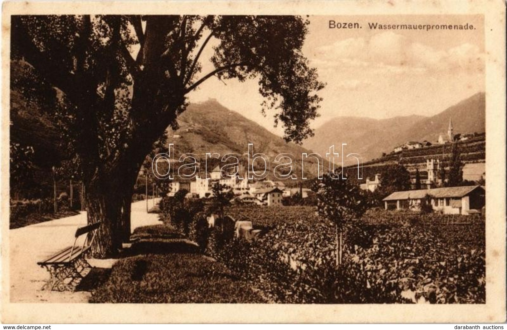 ** T1/T2 Bolzano, Bozen (Südtirol); Wassermauerpromenade / Promenade - Non Classés