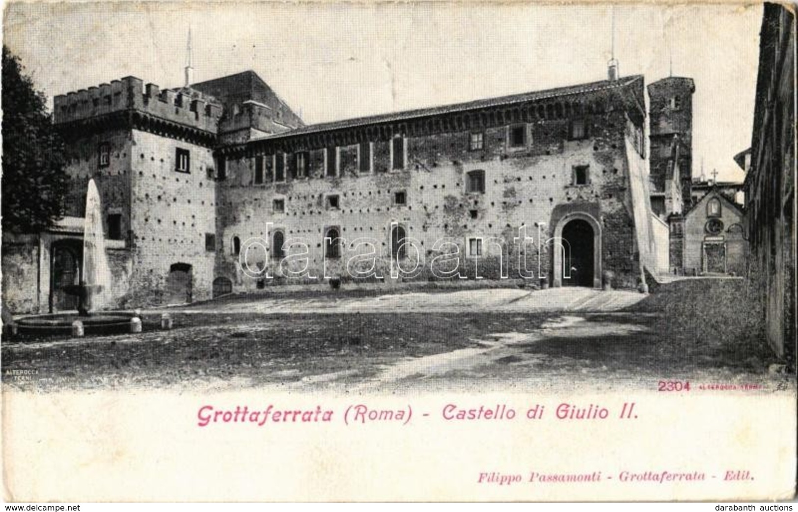 T2/T3 Grottaferrata, Castello Di Giulio II. / Castle (EK) - Zonder Classificatie