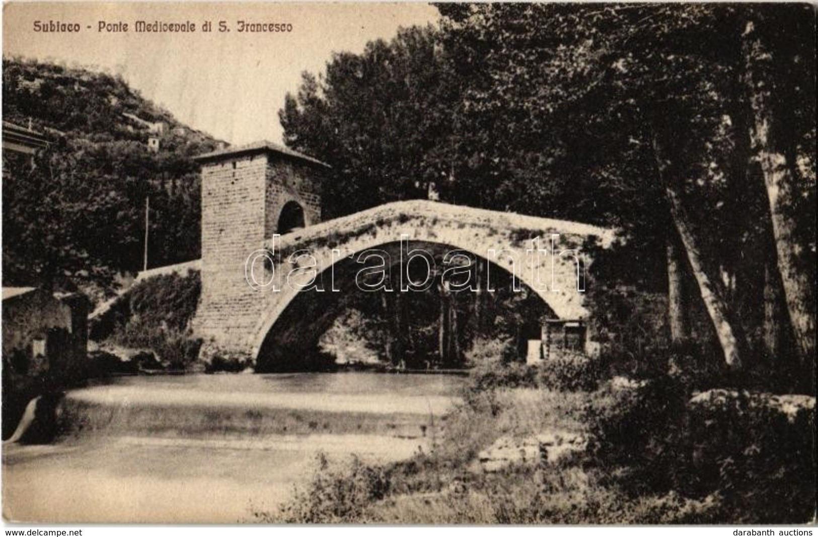 ** T2 Subiaco, Ponte Medioevale Di S. Francesco / Medieval Bridge - Non Classés