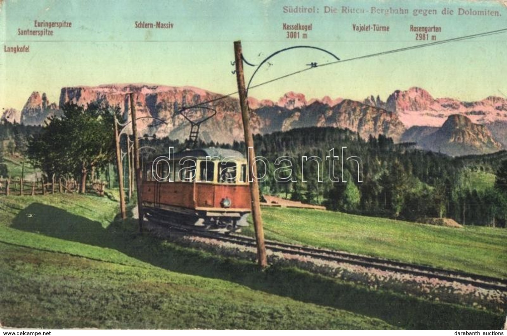 ** T3 Südtirol, Ritten-Bergbahn Gegen Die Dolomiten / Mountain Railway (Rb) - Non Classés