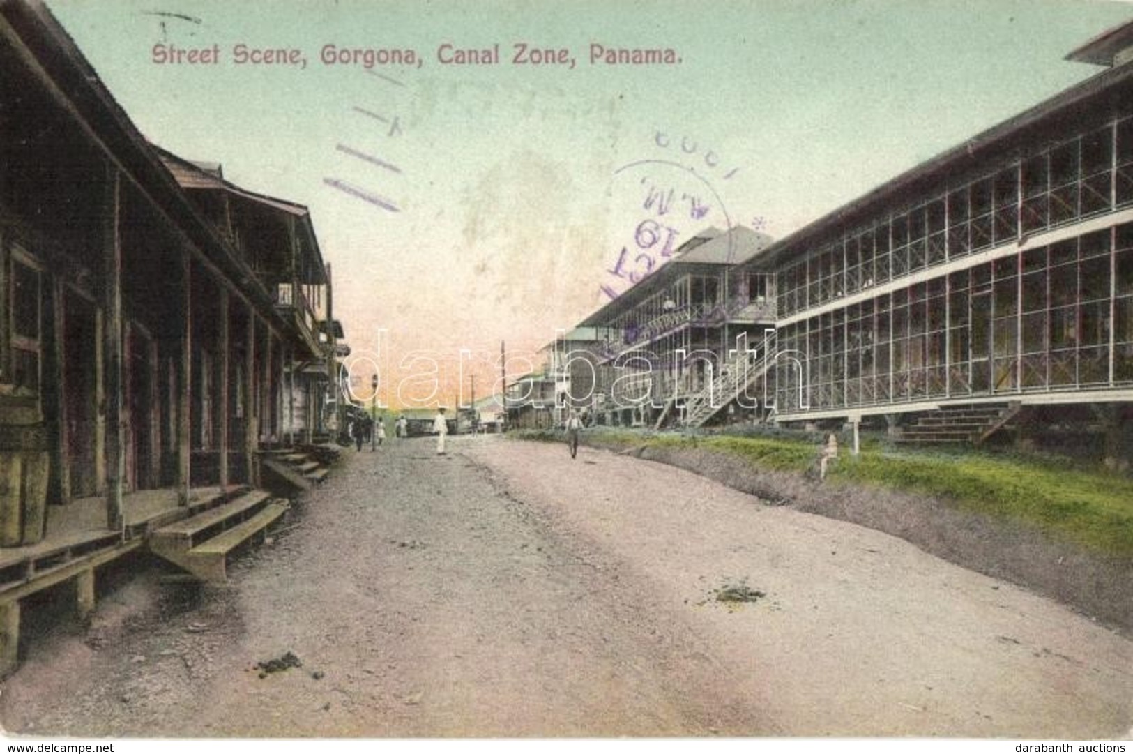 * T2/T3 Panama Canal Zone, Gorgona, Street Scene (EK) - Unclassified