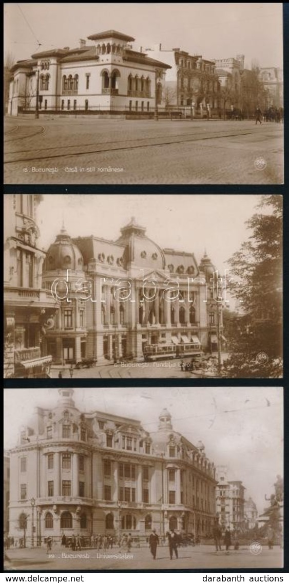 1928 Bucharest, Busuresti; 3 Photo Postcards - Sin Clasificación