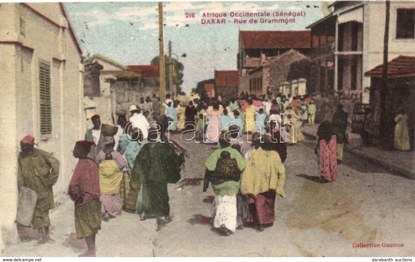 T2/T3 Dakar, Rue De Grammont / Street Scene (fl) - Zonder Classificatie