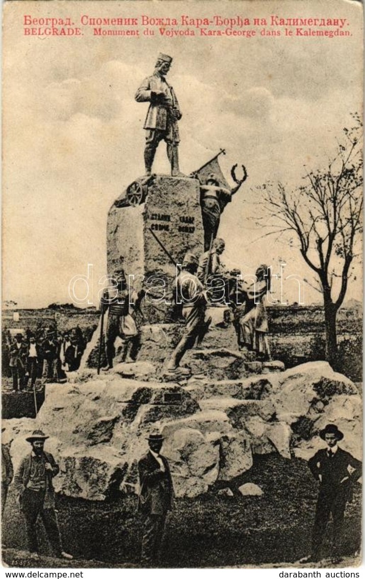 T2 1914 Beograd, Belgrád, Belgrade; Monument Du Vojvoda Kara-George Dans Le Kalemegdan / Monument In The Fortress - Zonder Classificatie