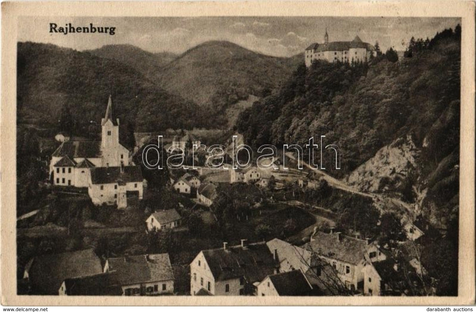 T2 1932 Brestanica, Rajhenburg, Reichenburg; Grad / Castle And Church - Ohne Zuordnung