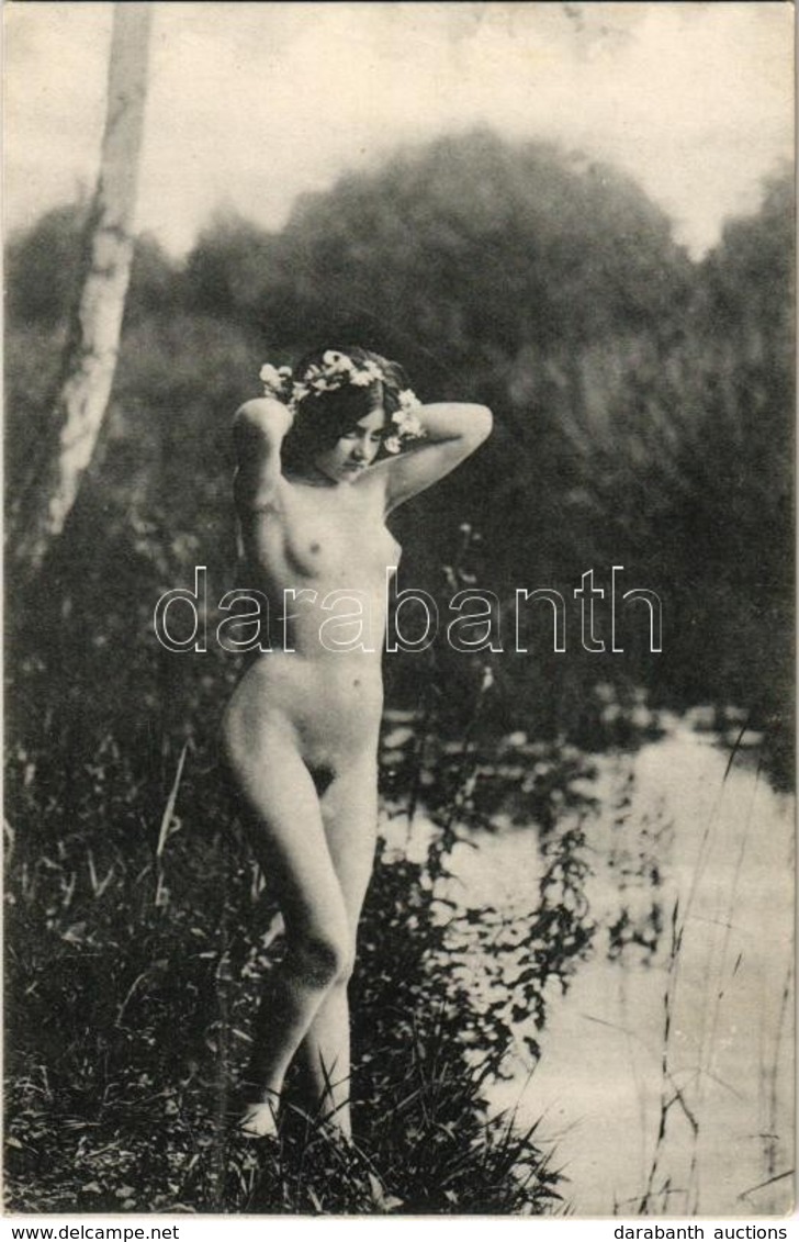 * T2 Vintage Erotic Nude Lady. Künstler Akt-Studie (non PC) - Ohne Zuordnung
