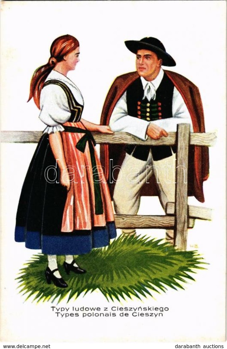 ** T2 Typy Ludowe Z Cieszynskiego / Types Polonais De Cieszyn / Polish Folk Costumes From Cieszyn, Folklore, Akropol 192 - Zonder Classificatie