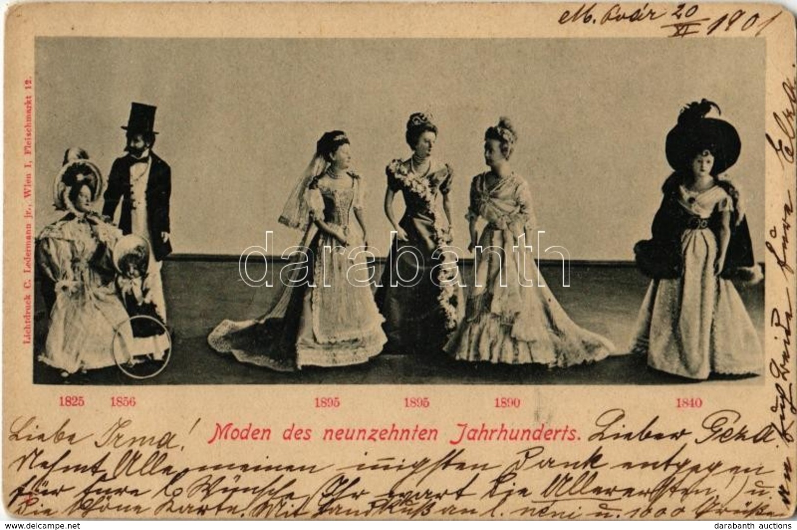 T3 1901 Moden Des Neunzehnten Jahrhunderts / Fashions Of The Nineteenth Century (EM) - Unclassified