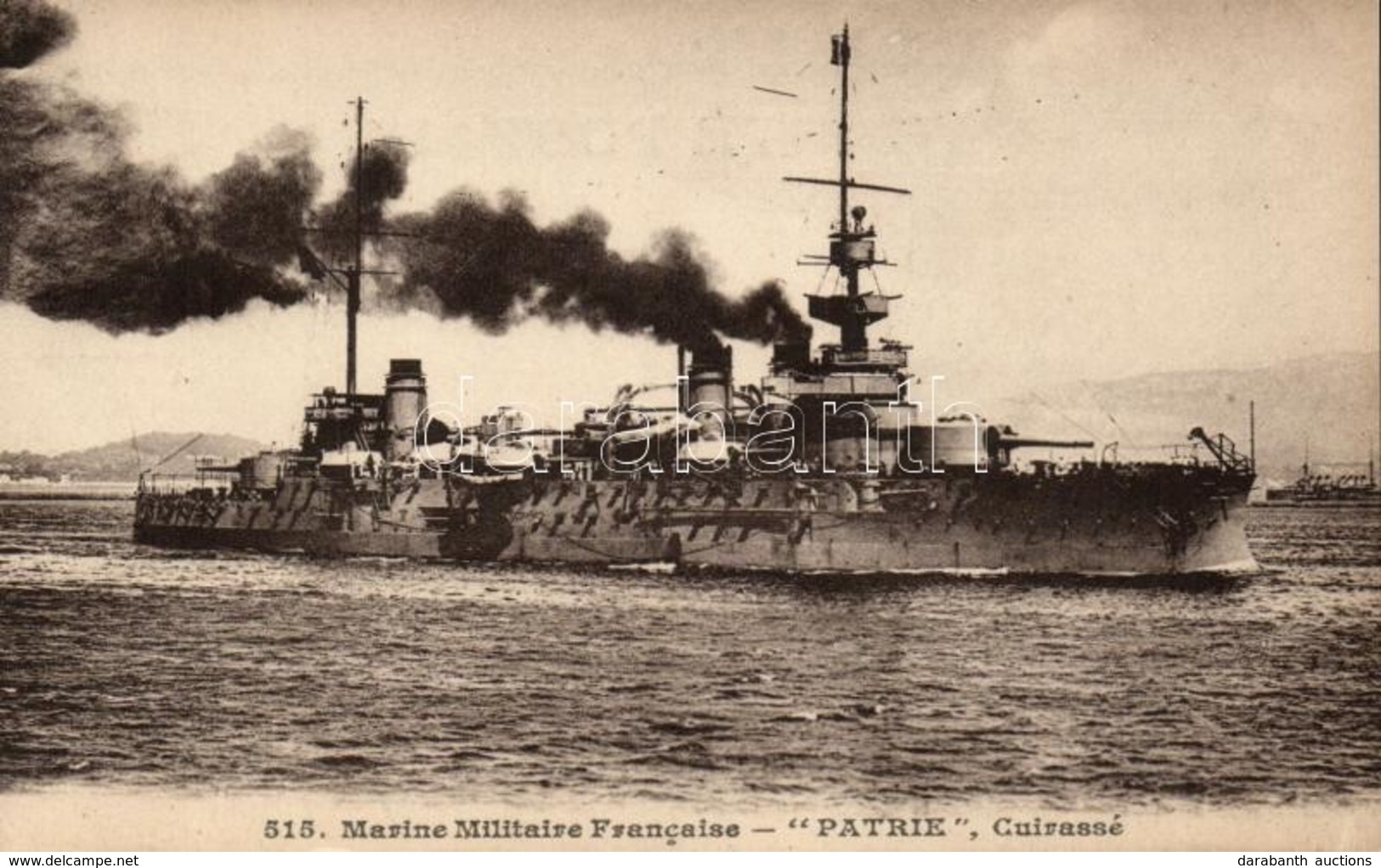 ** T4 Marine Militaire Francaise, Patrie Cuirassé / French Battleship 'Patrie' (cut) - Sin Clasificación