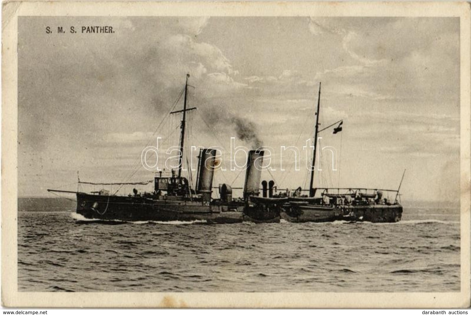 T2/T3 SMS Panther Osztrák-magyar Torpedócirkáló / K.u.K. Kriegsmarine / Austro-Hungarian Navy SMS Panther, Torpedo Cruis - Sin Clasificación