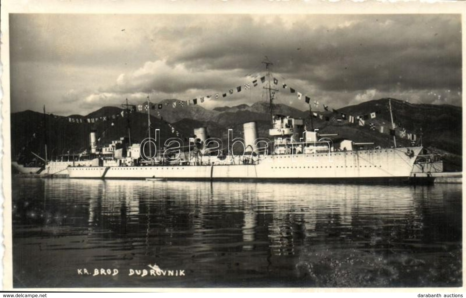 ** T2 Kr. Brod Dubrovnik / Yugoslav Destroyer Dubrovnik, Foto-Atelje L. Cirigovic Photo - Sin Clasificación