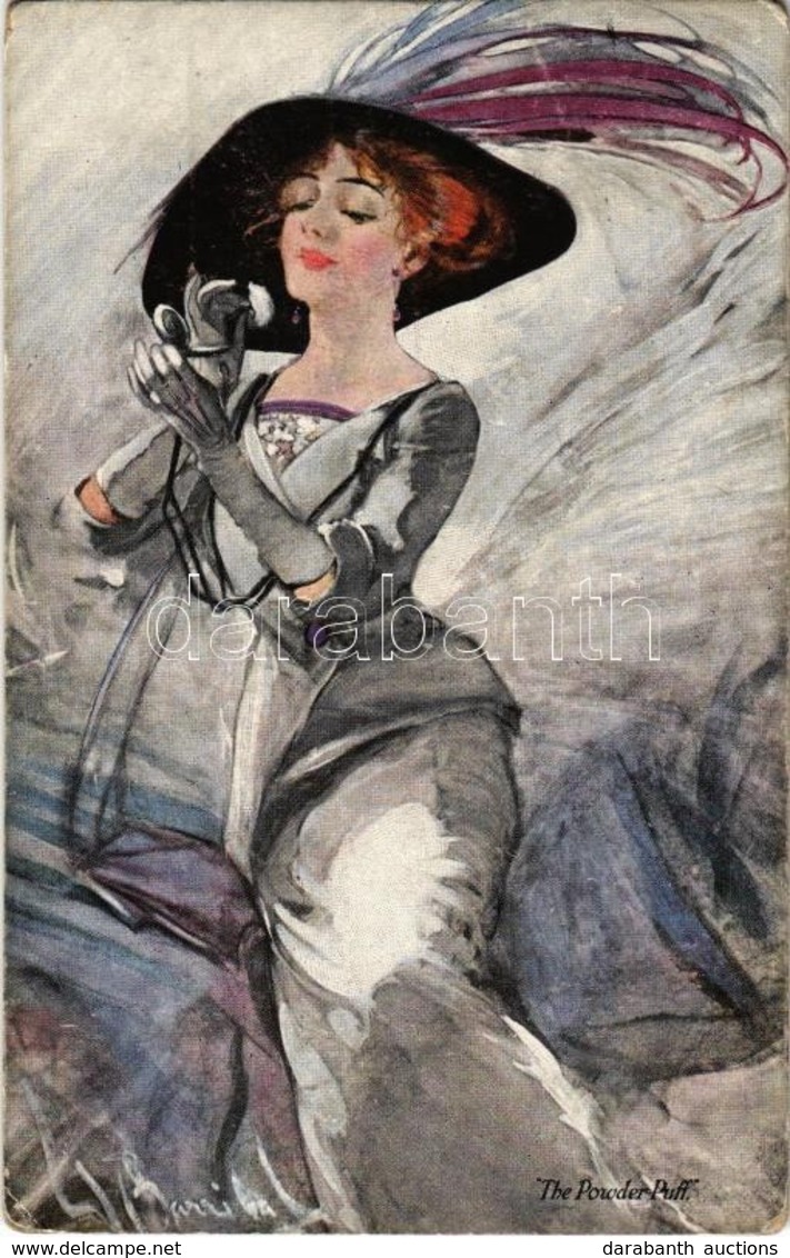T2/T3 1912 'The Powder Puff', Lady With Hat, No. 15643. S: W. Baribal + 'Selmeczbánya P.U.' Cancellation (worn Corners) - Non Classés